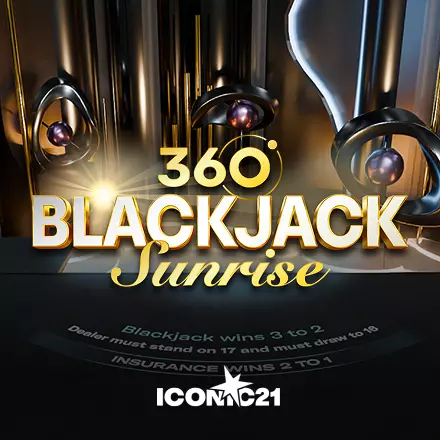 Blackjack 360 Sunrise live dealer spel bij AureonPlay